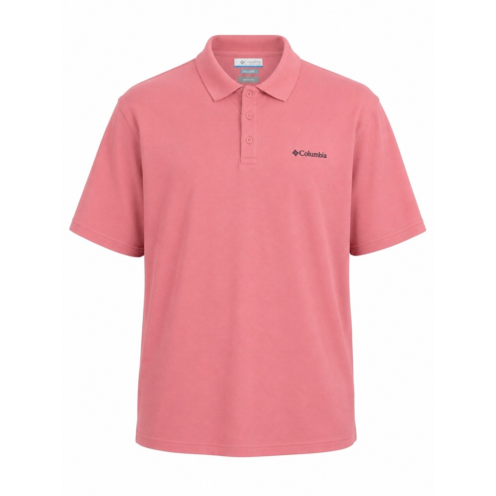 Polo Shirt XXL Coral Pink Active Fit Short Sleeve 2XL Plus Size